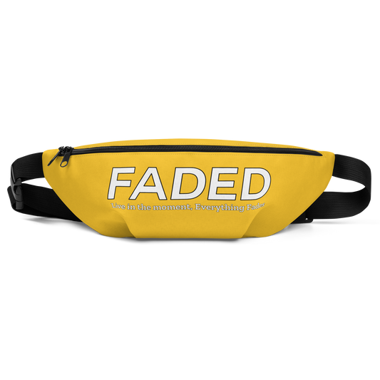 Faded "Live In The Moment" Yellow Fanny Pack