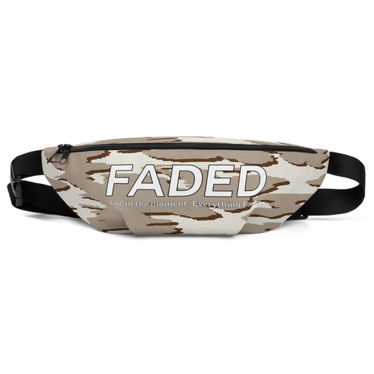 Faded "Live In The Moment" Camo Fanny Pack