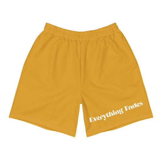 Unisex "Everything Fades" Athletic Shorts (Buttercup)