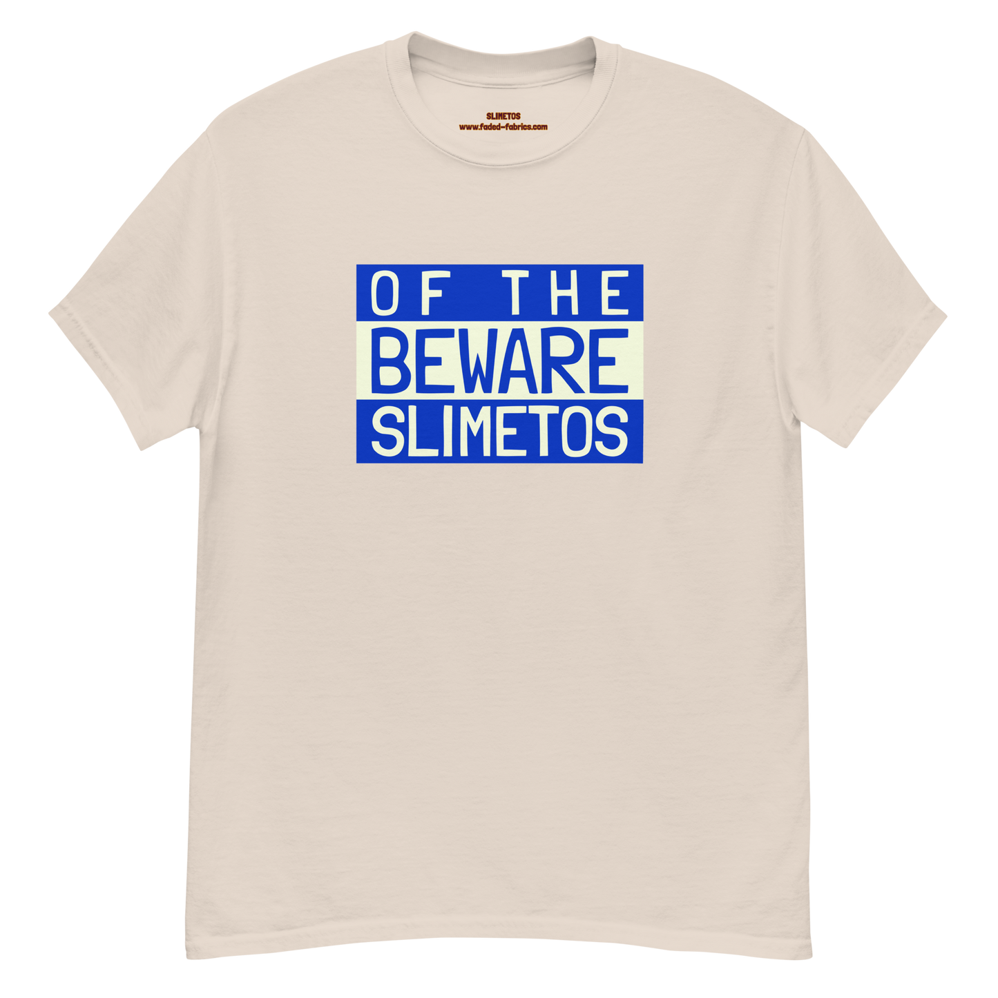 Beware Of The Slimetos (Blue Logo) Classic Tee