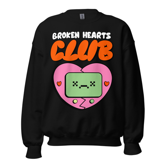 1-800-LUV-FADES "Broken Heart Club #2" Unisex Sweatshirt