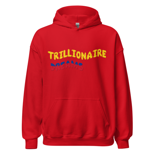 Trillionaire Dreams Columbia Colorway Wavy Logo Unisex Hoodie