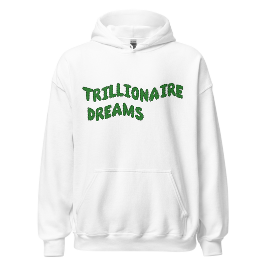 Trillionaire Dreams Green Wavy Logo Unisex Hoodie