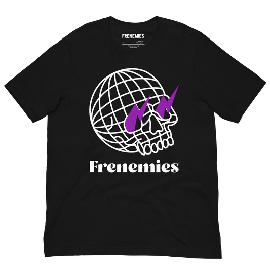 FRENEMIES Original Skull (Purple Lighting) Unisex T-Shirt