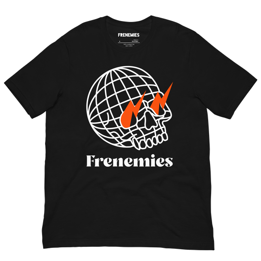 FRENEMIES Original Skull (Orange Lighting) Unisex T-Shirt