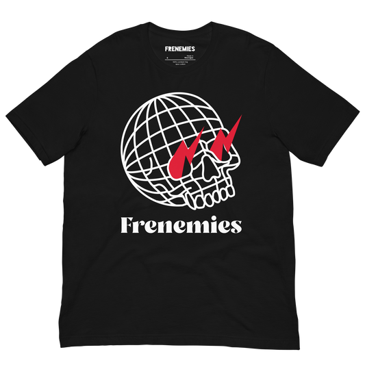 FRENEMIES Original Skull (Red Lightining) Unisex T-Shirt