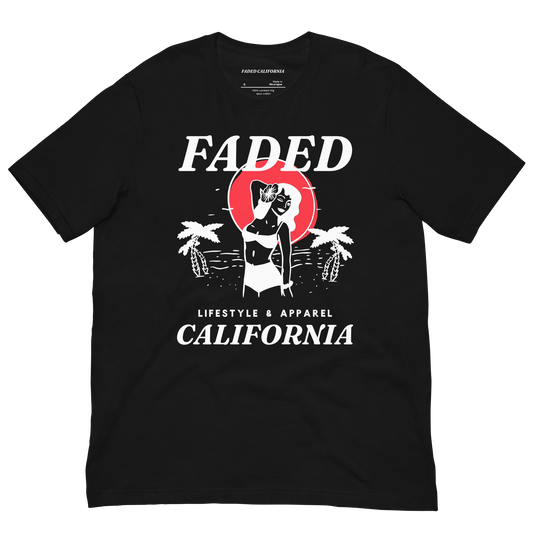 Faded California Lifestyle & Apparel Graphic Tee #1