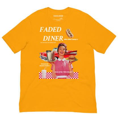 Faded Diner Unisex T-Shirt