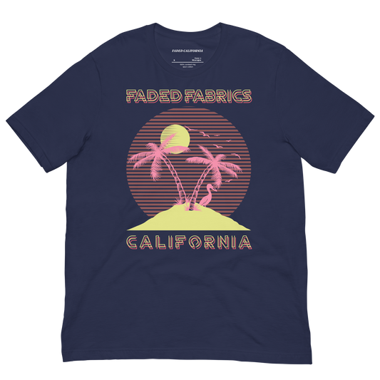 Faded California Digital Beach Unisex T-Shirt