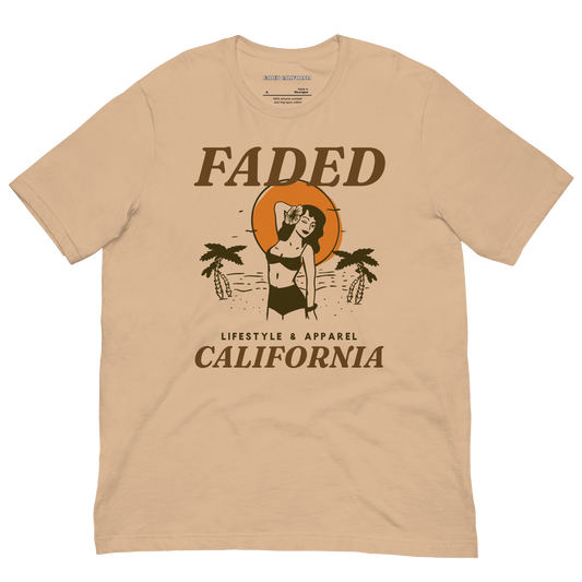 Faded California Unisex Graphic Tee #2
