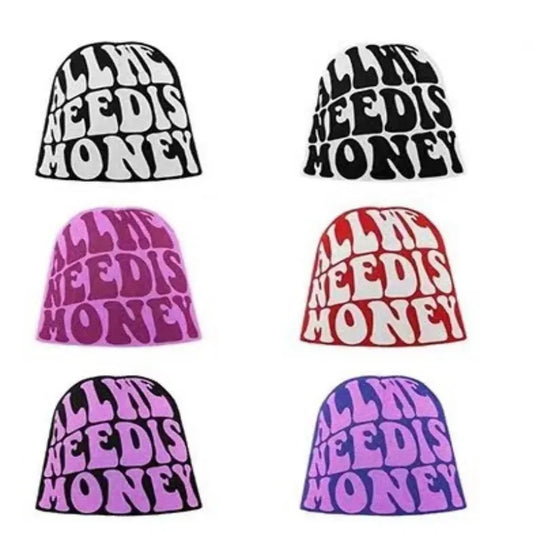 Faded "All We Need Is Money" Beanie