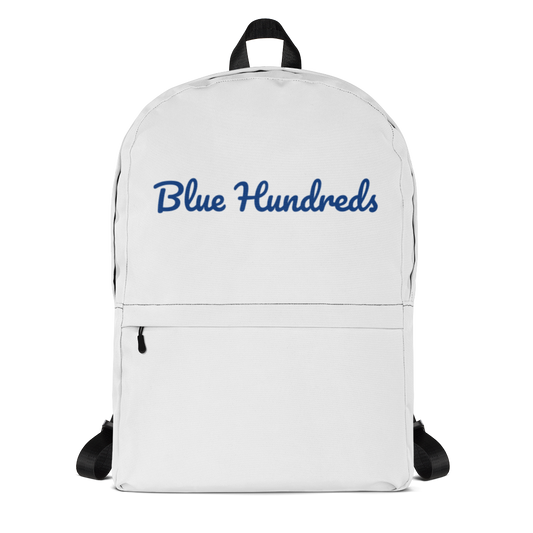 White/Blue Blue Hundreds Backpack