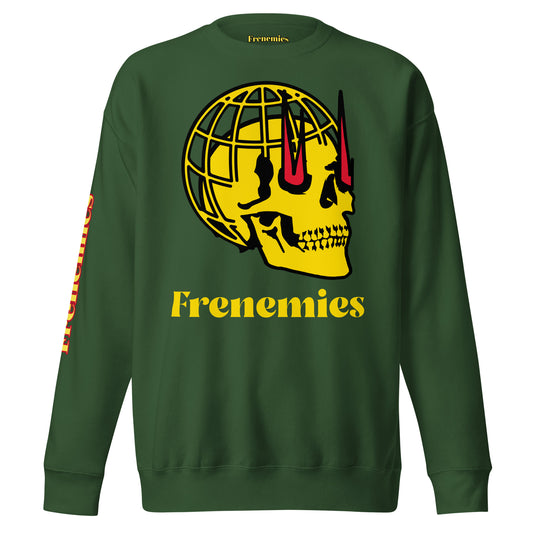Frenemies Global Skull Unisex Premium Sweatshirt