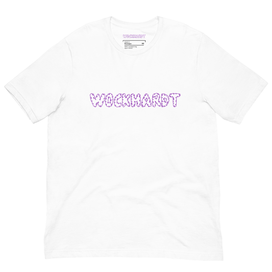 Wockhardt White/Purple Logo T-Shirt