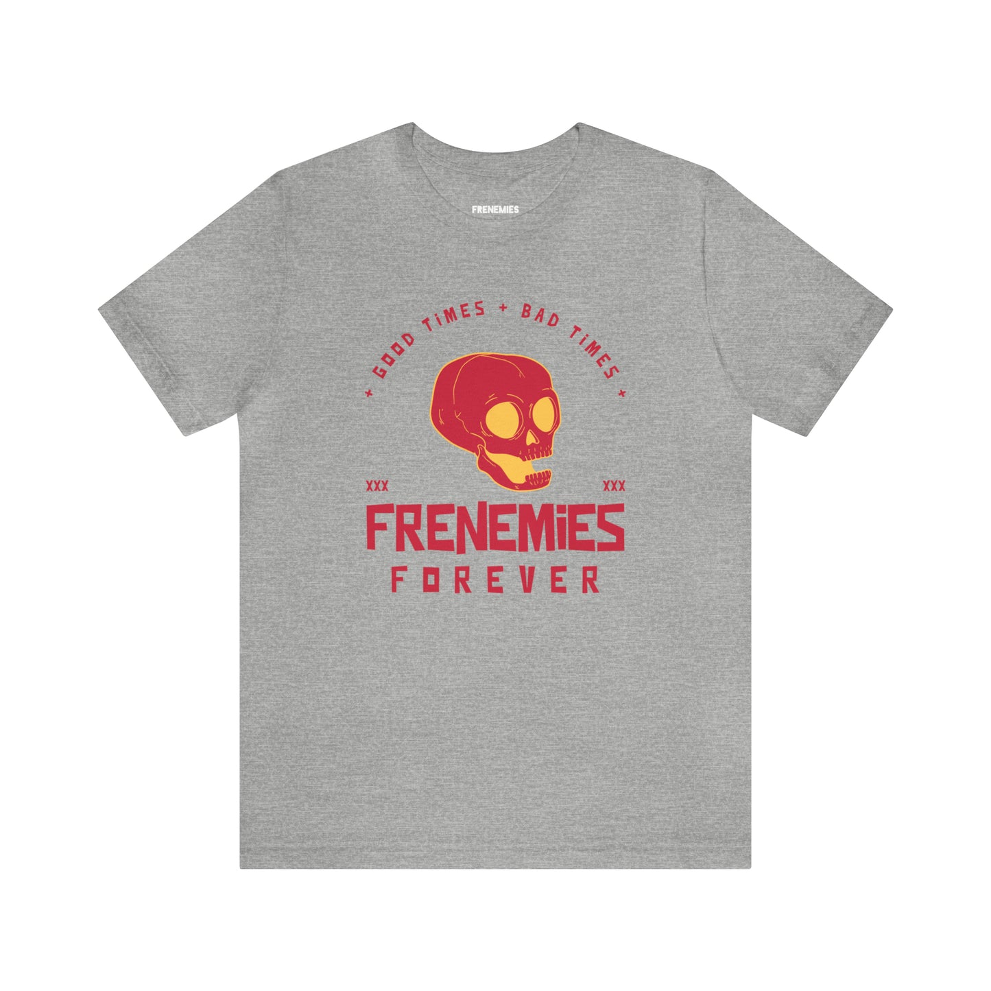 Frenemies Forever Skull Unisex Jersey T-Shirt