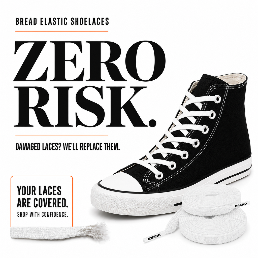 Cloud White Bread Laces