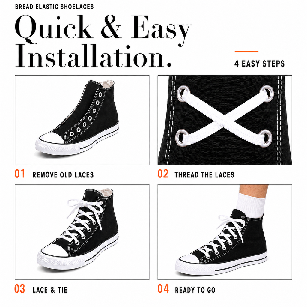 Cloud White Bread Laces