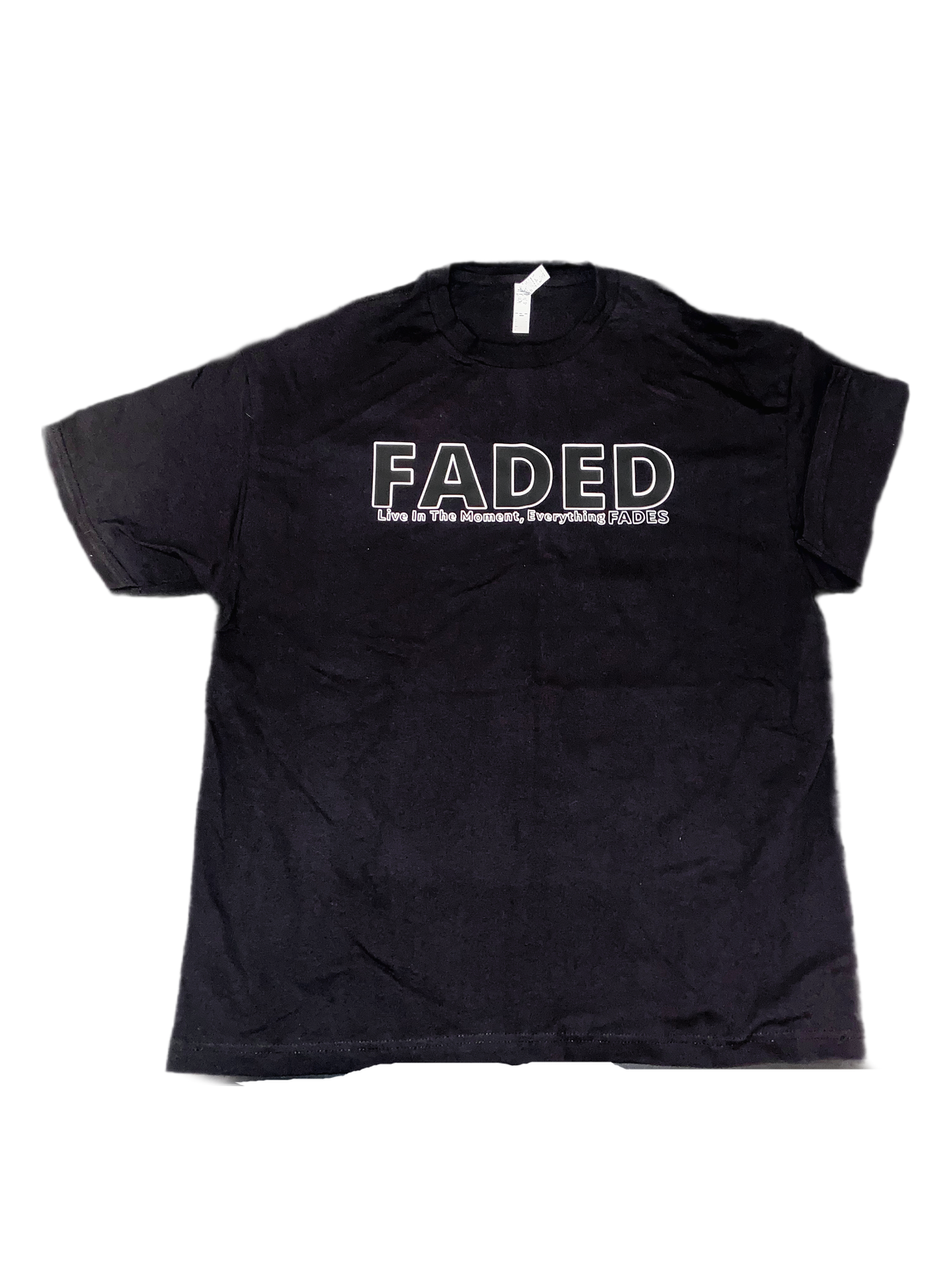 Faded (Black Logo/Black T-Shirt) Unisex T-Shirt