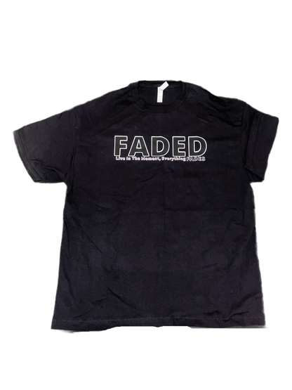 Faded (Black Logo/Black T-Shirt) Unisex T-Shirt