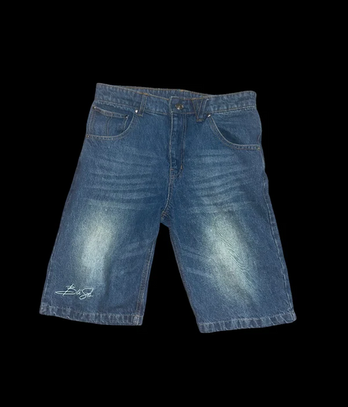 BLKSTR DENIM SHORTS - Faded Fabrics