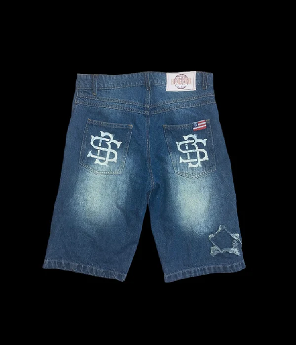 BLKSTR DENIM SHORTS - Faded Fabrics