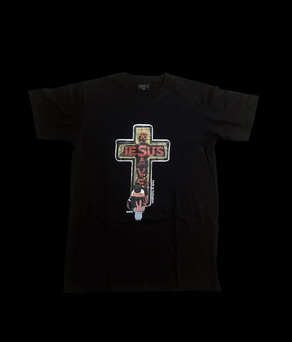 "Jesus Saves" Tee - Faded Fabrics