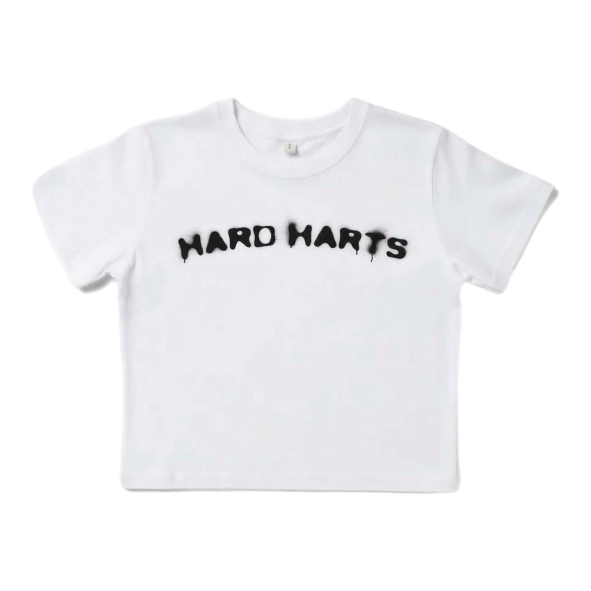 Sweet Harts White Baby Tee - Faded Fabrics