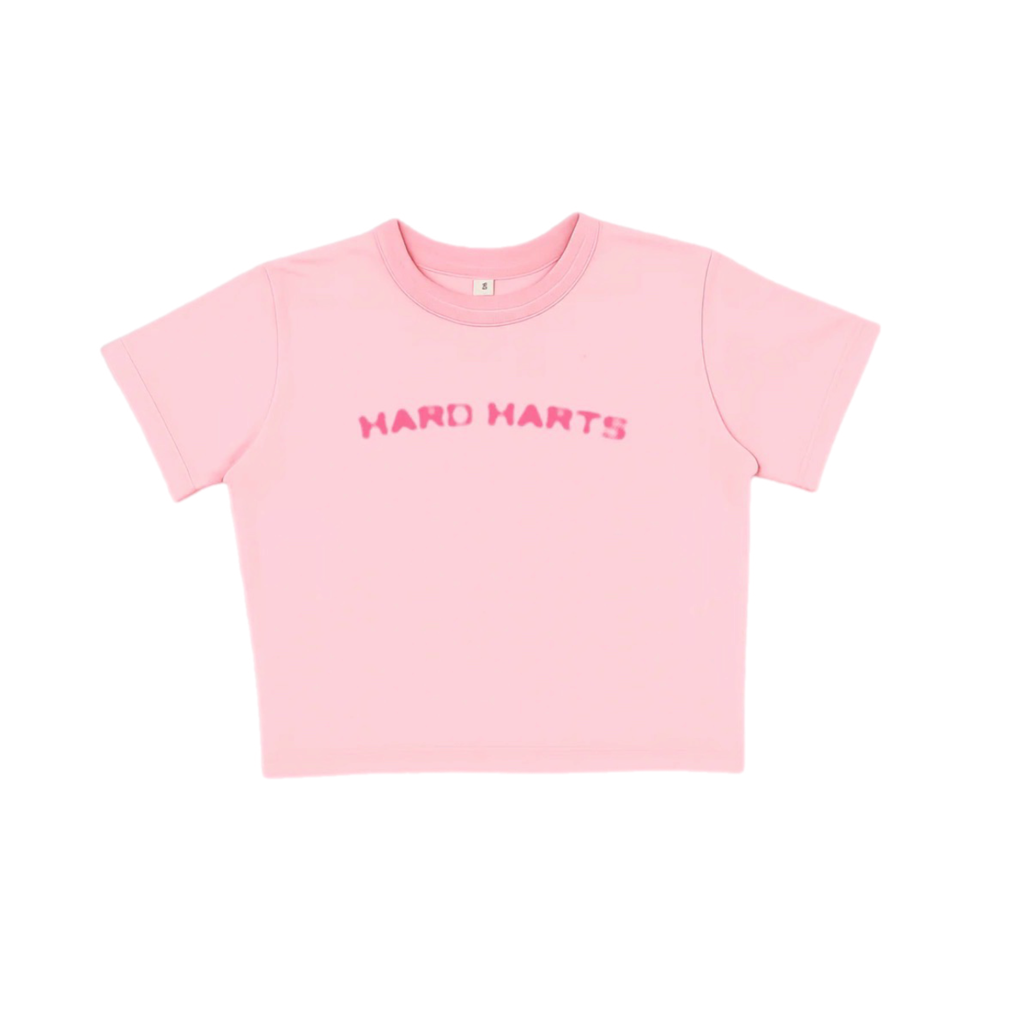 Sweet Harts Pink Baby Tee - Faded Fabrics