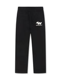 Warsaint Signature Star Sweatpants - Black - Faded Fabrics