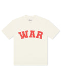 Warsaint War Tee - Cream/Red - Faded Fabrics