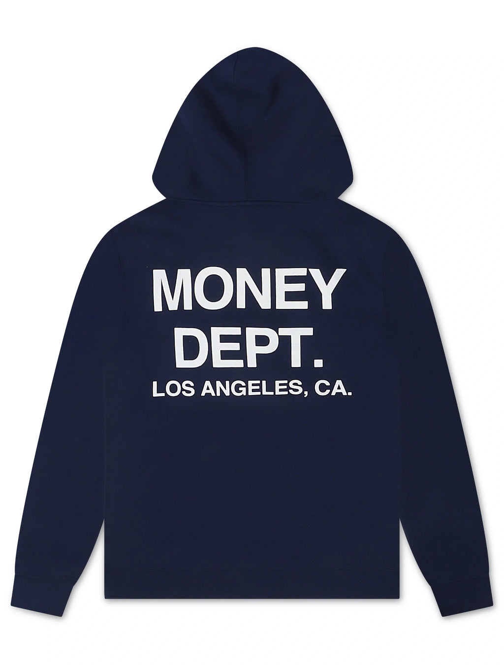 Money Dept. Print Hoodie - Navy/White - Faded Fabrics