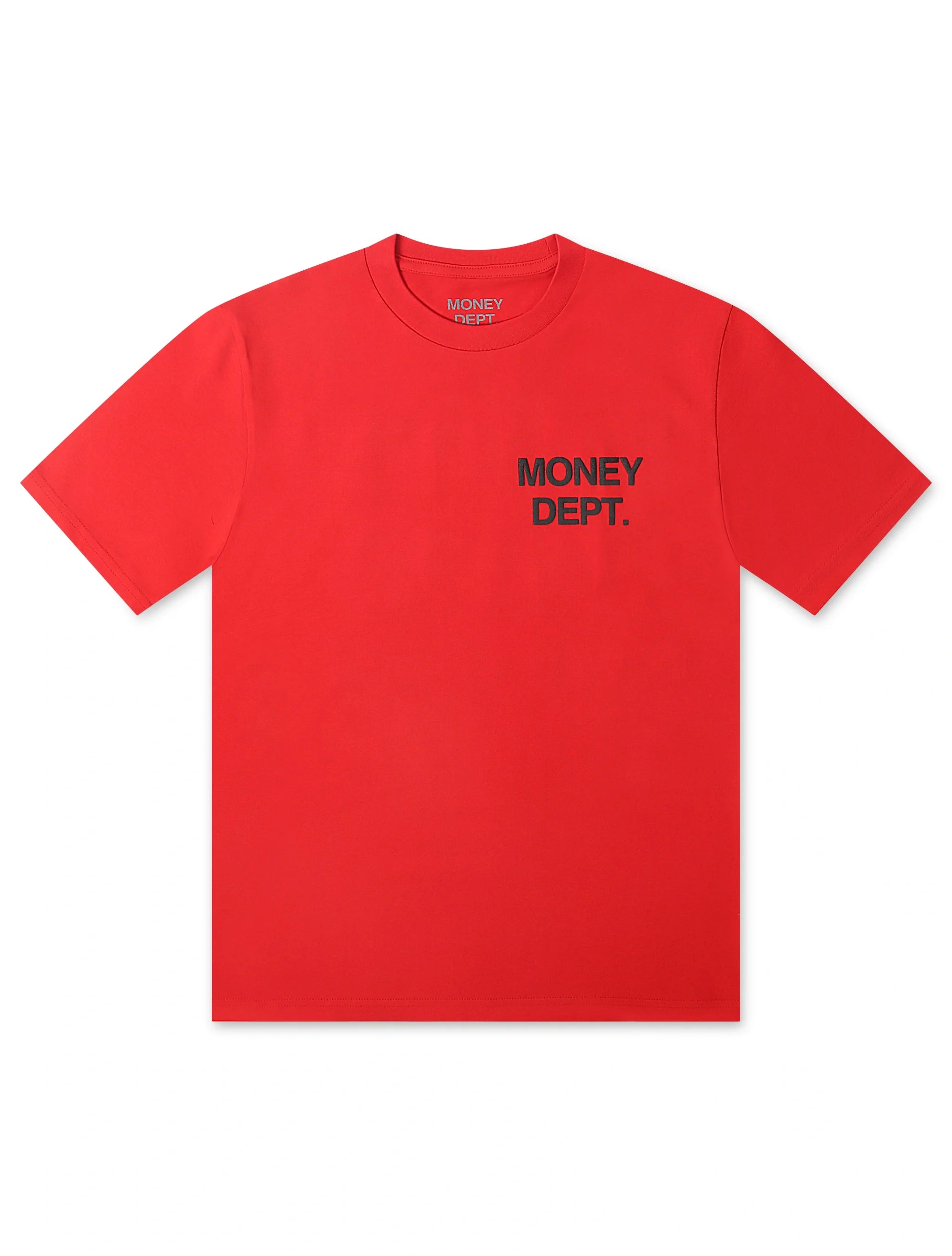 Money Dept. Los Angeles Puff Print Tee - Red/Black - Faded Fabrics