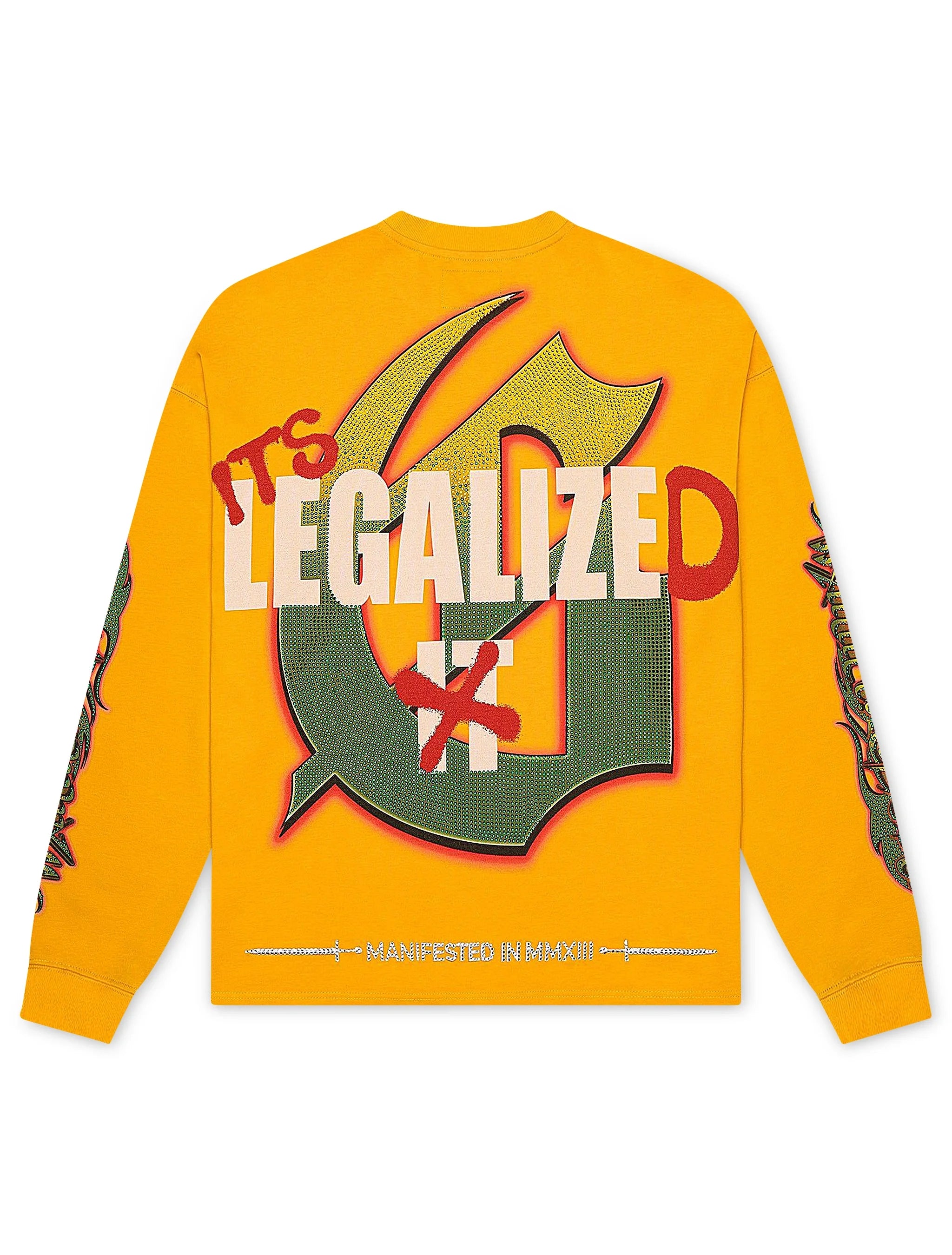 Godspeed Indoor VVS LS T-shirt - Yellow - Faded Fabrics