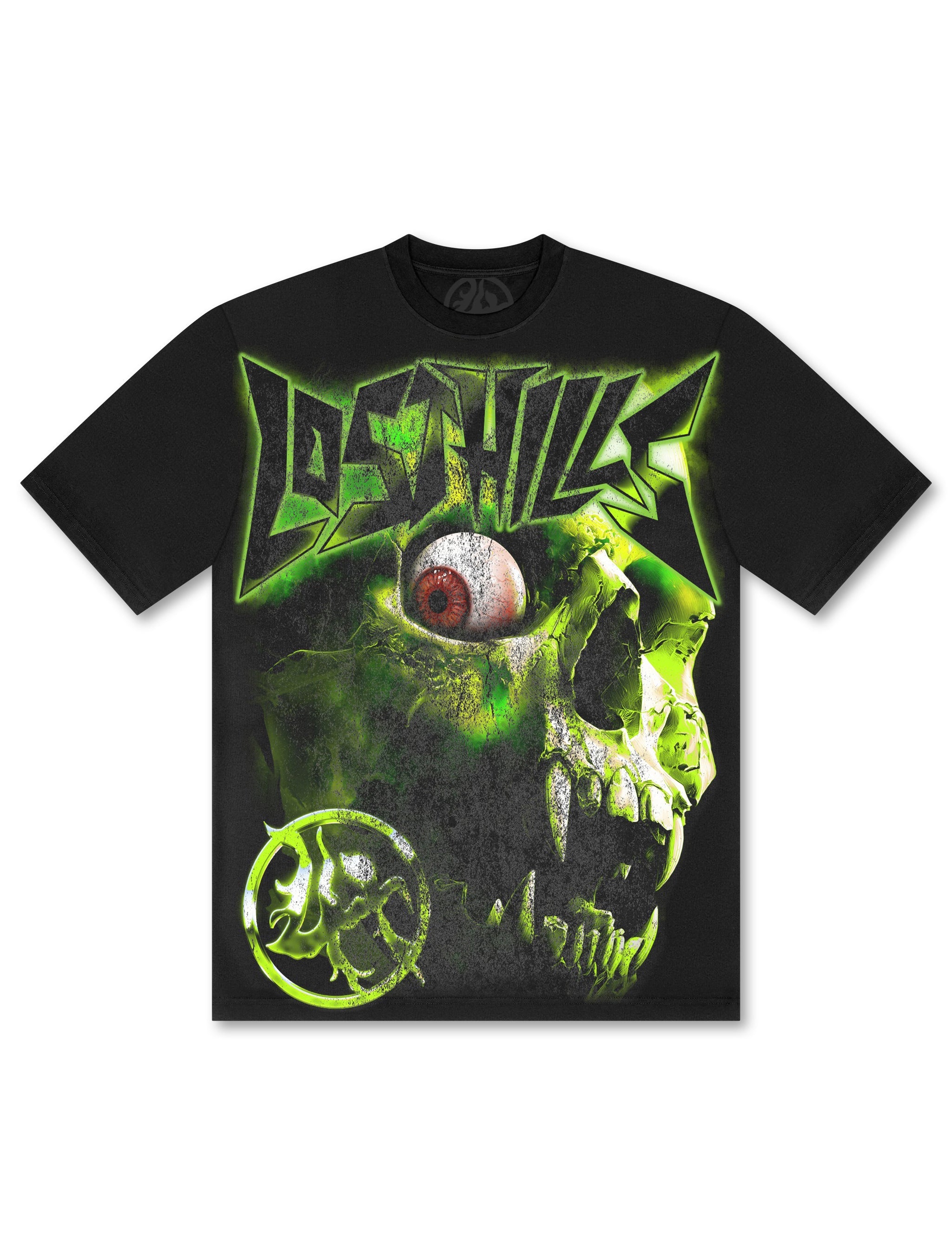 Losthills Venom Vision Tee - Black - Faded Fabrics