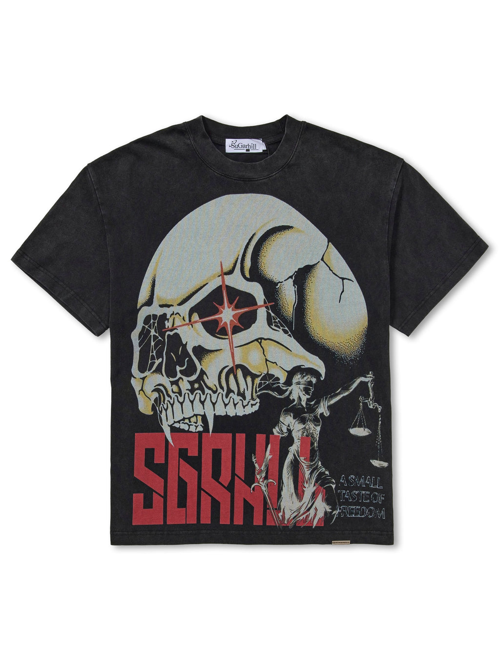 Sugarhill Taste Tee - Black Vintage - Faded Fabrics