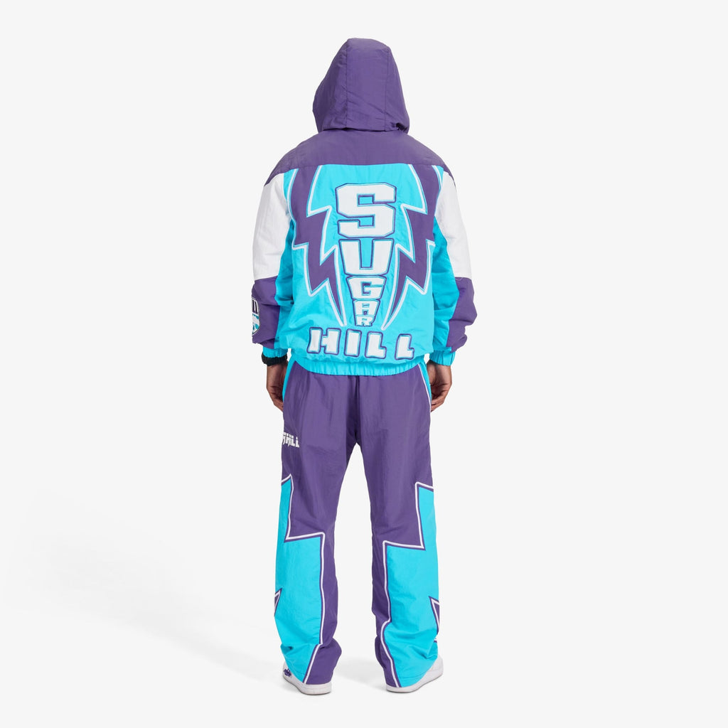 Sugarhill Bolt Windbreaker Jacket - Purple - Faded Fabrics