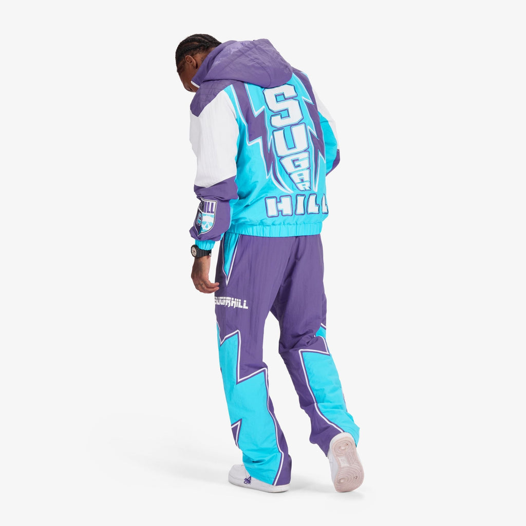 Sugarhill Bolt Windbreaker Jacket - Purple - Faded Fabrics