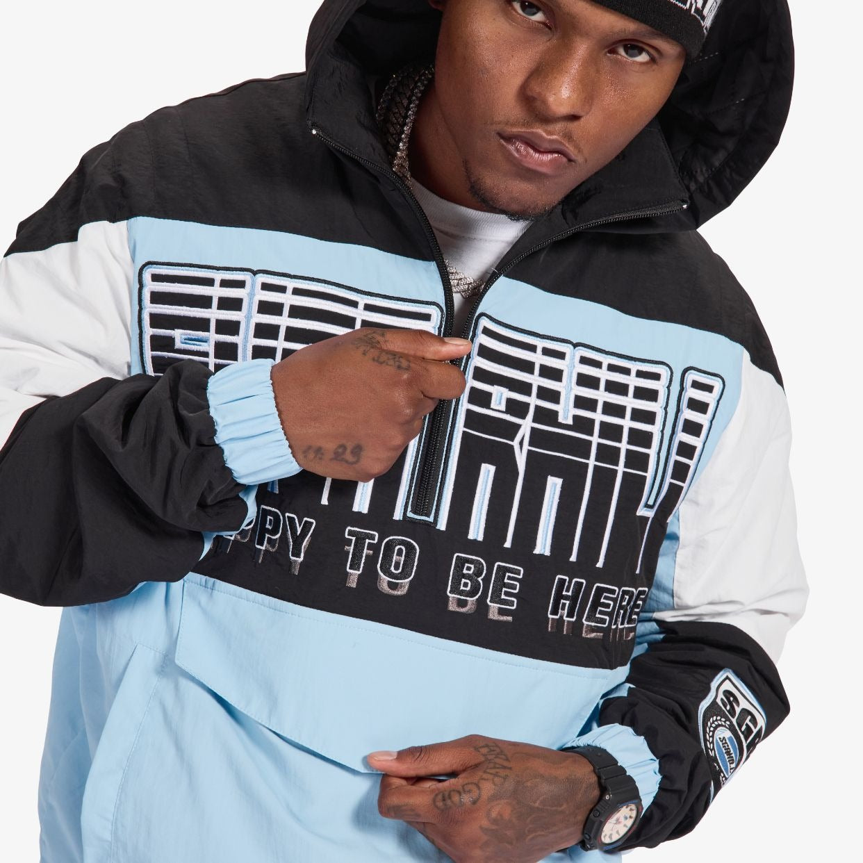 Sugarhill Storm Starter Jacket - Baby Blue - Faded Fabrics