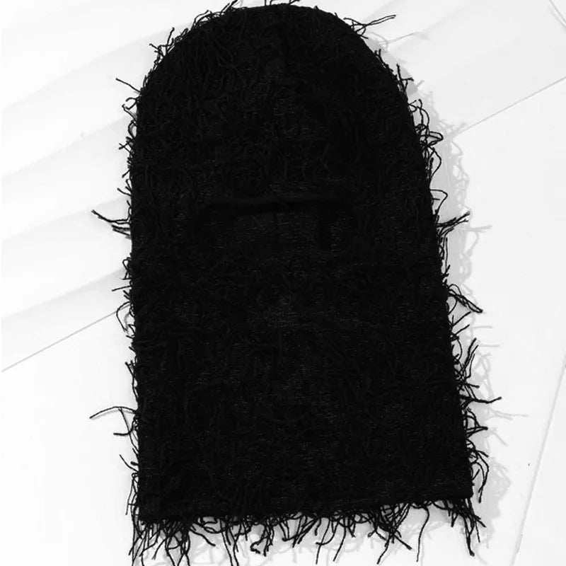 Faded Ski Mask Fuzzy Balaclava