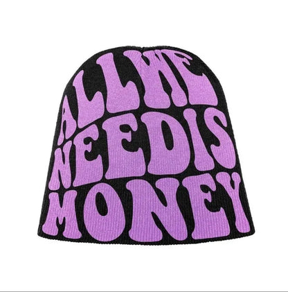 Faded "All We Need Is Money" Beanie