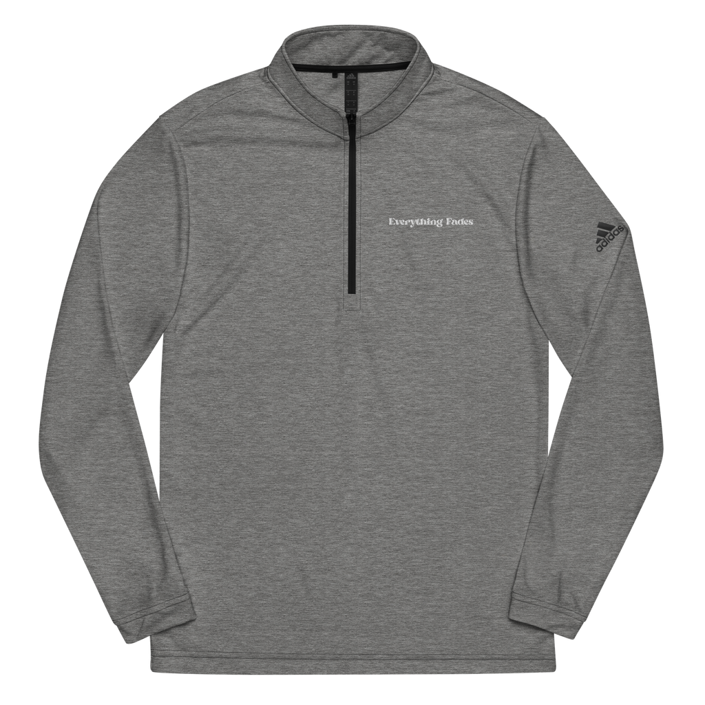 Faded Fabrics "Everything Fades" Adidas Quarter Zip Pullover