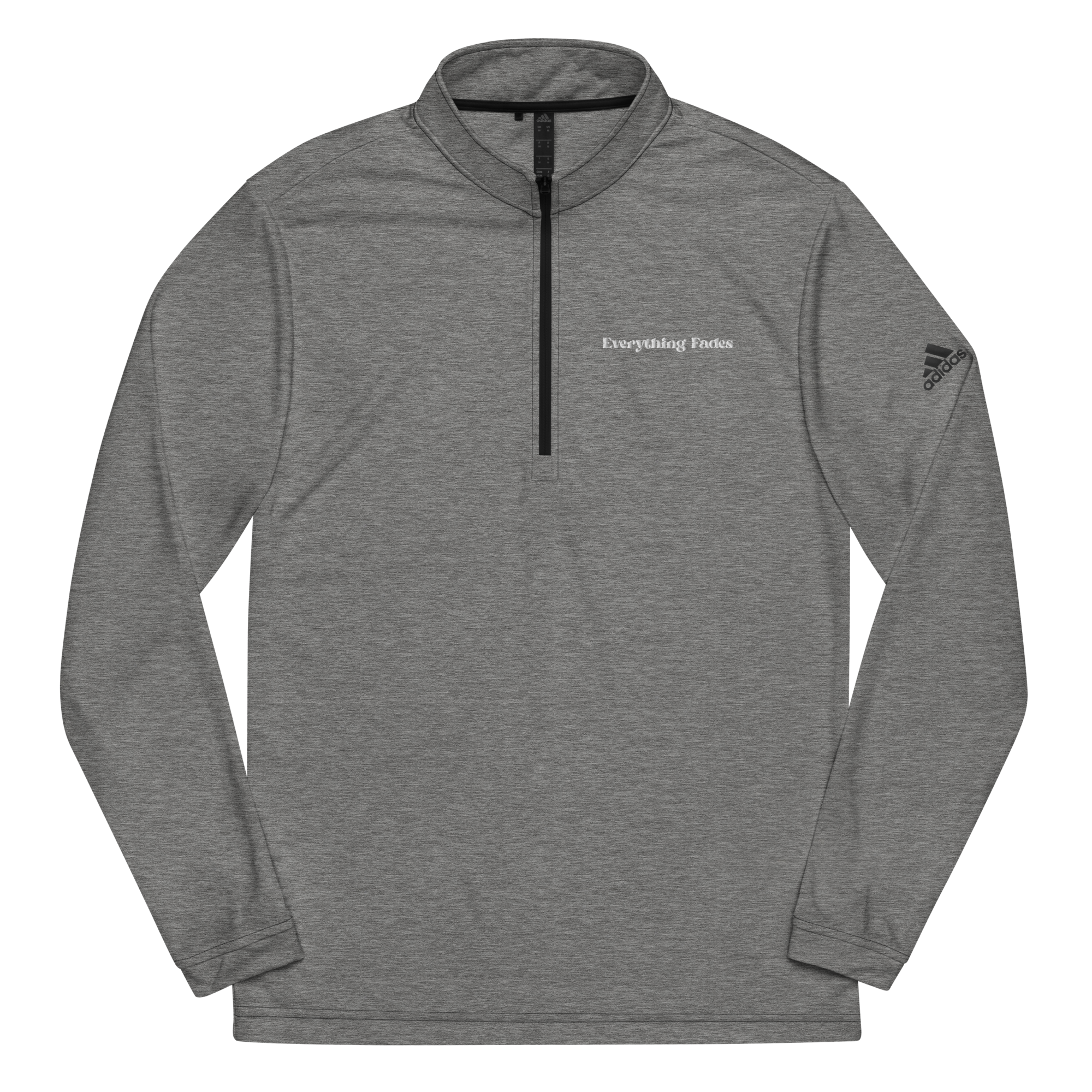 Faded Fabrics "Everything Fades" Adidas Quarter Zip Pullover