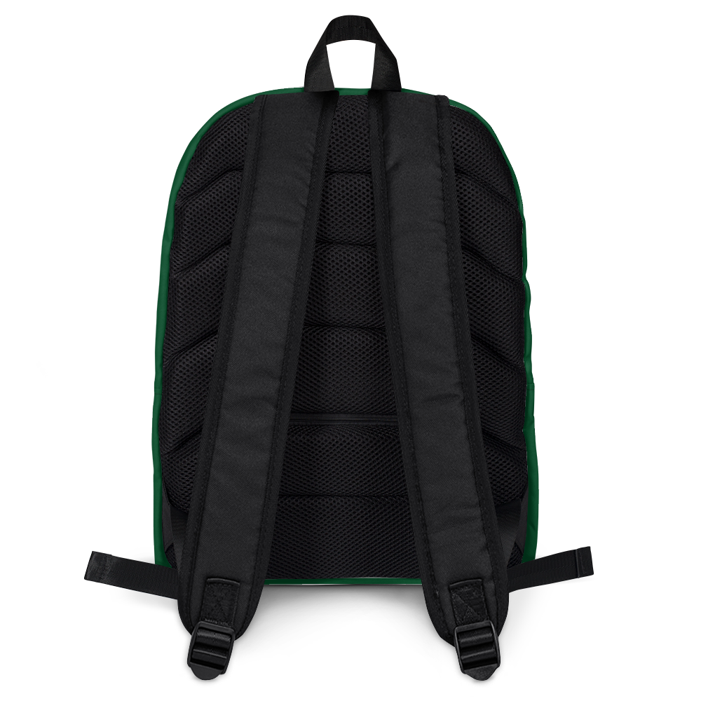 Faded (Red Logo) Green Backpack