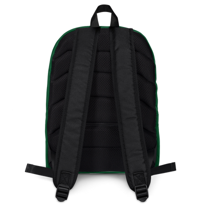 Faded (Red Logo) Green Backpack