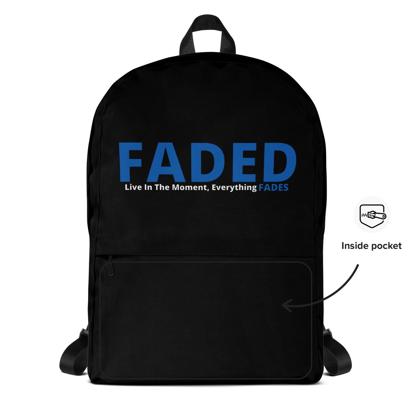 Faded (Blue Logo) Backpack