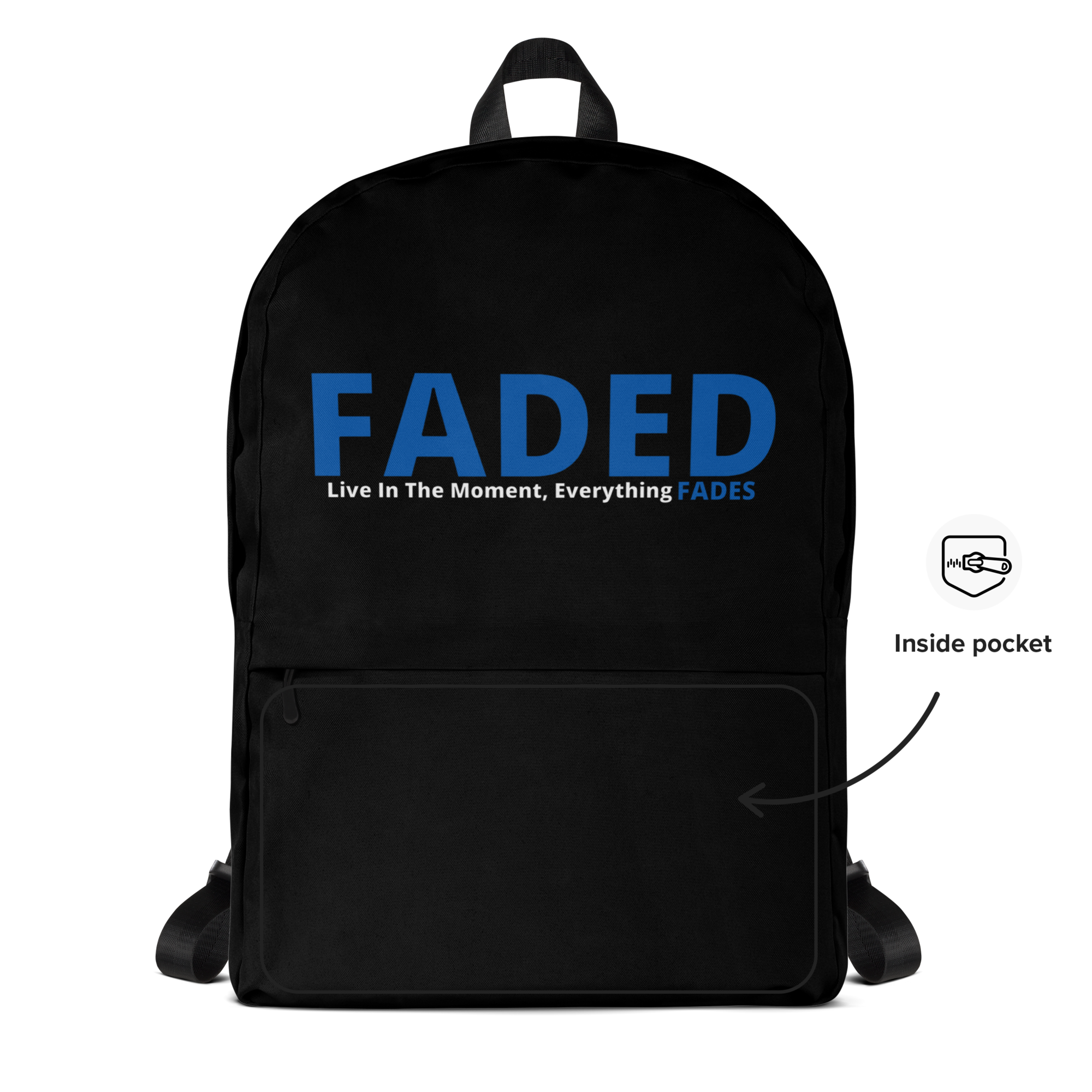 Faded (Blue Logo) Backpack