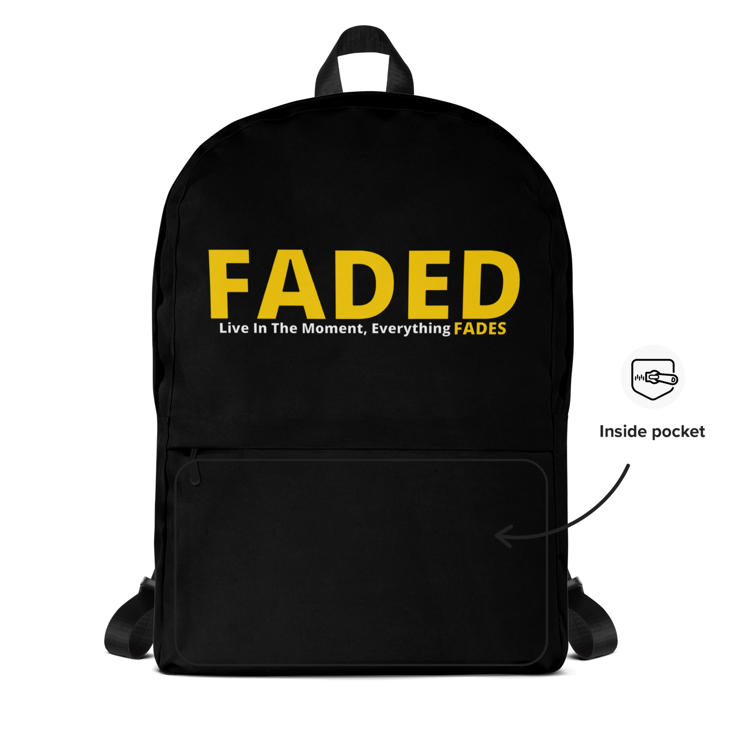 Faded (Yellow Logo) Backpack