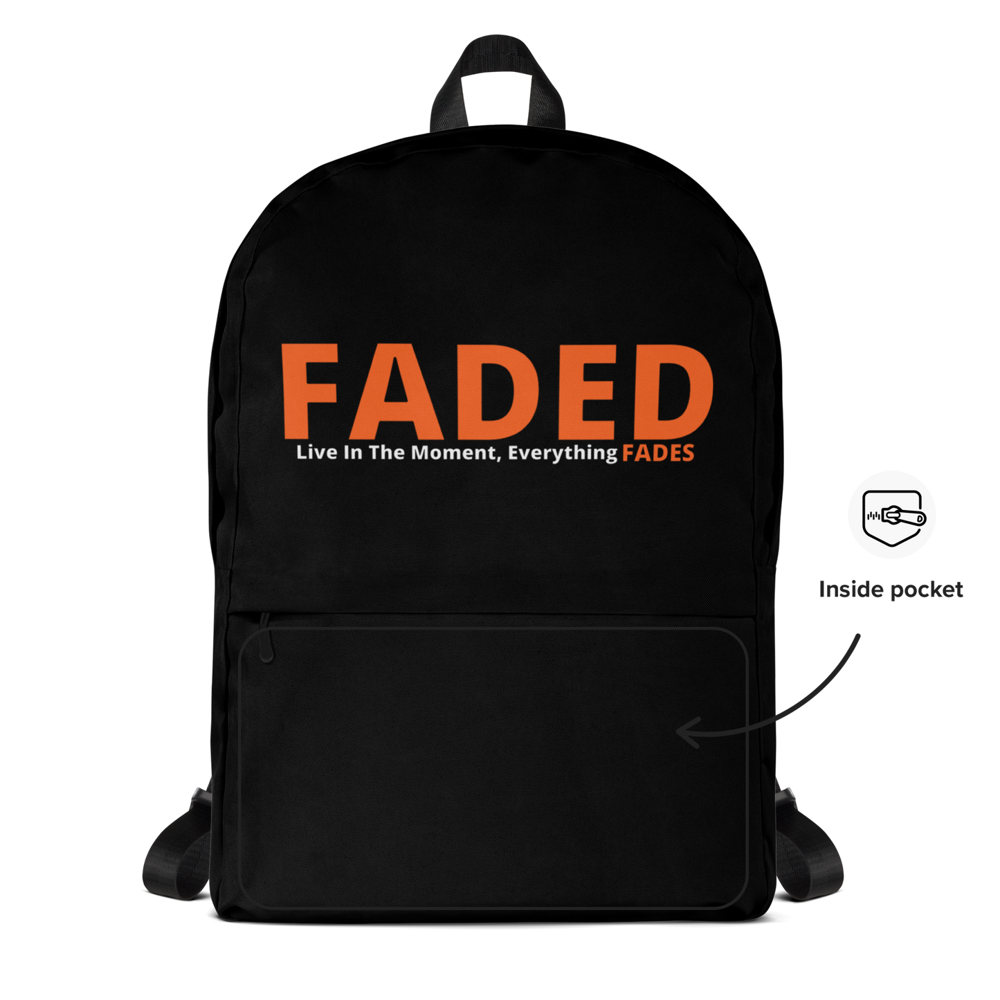 Faded (Orange Logo) Backpack