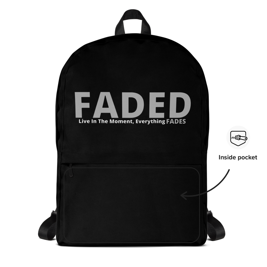Faded (Grey Logo) Backpack