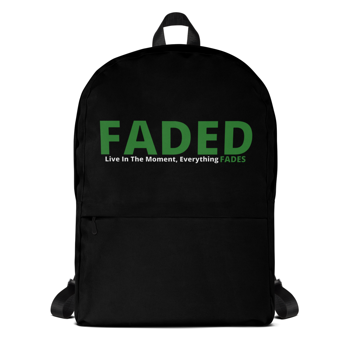 Faded (Green Logo) Backpack